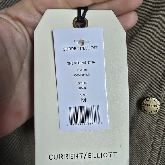 Current/Elliott, New, Olive Green The Regiment Utility Army Jacket SZ Medium - Picture 8 of 12